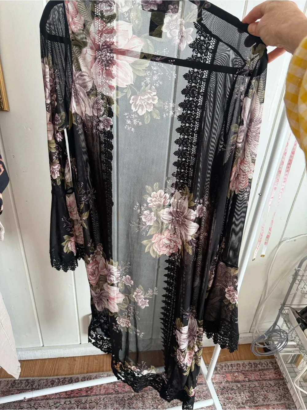 Polly & Esther sheer black